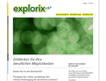Tablet Screenshot of explorix.ch